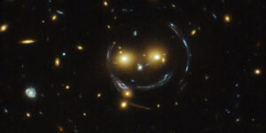Hubble smile face
