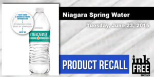 Niagara water recall