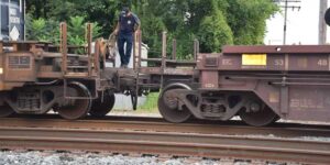 Warner Road Train Accident