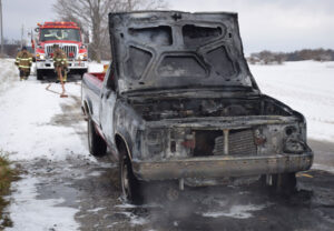 450E Truck Fire