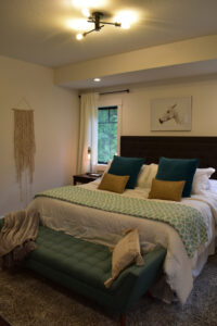 Master bedroom in house No. 1.